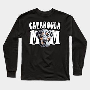 Catahoula Leopard Dog Mom Cute Dog Mothers Day Womens Long Sleeve T-Shirt